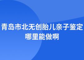 青島市北無創(chuàng)胎兒親子鑒定機構(gòu)哪家好